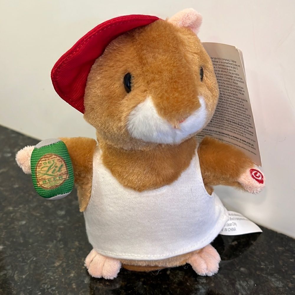 Dancing Hamster Gemmy 'Merica 4th of July Get lit Beer America